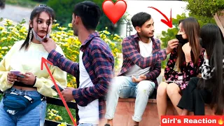 Face Removing Mask on cute Girl's (epic reaction) || Kundan prankster