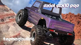 Axial SCX10 Pro Kit Build - First Run | topherBuilds RC