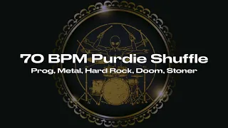 70 BPM Purdie Shuffle Drum Track Good For Prog, Metal, Doom, Hard Rock, Numetal, Stoner