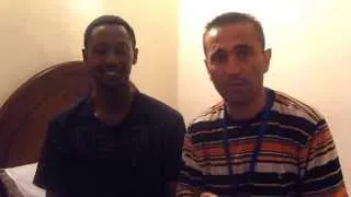 Bana from Rwanda sings anthem of Armenia