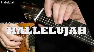 Leonard Cohen, HALLELUJAH: Easy Guitar Cover + TAB + CHORDS by GuitarNick