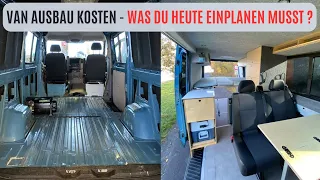 CAMPER AUSBAU KOSTEN! Was hat unser Sprinter Selbstausbau gekostet? Alle Kostendetails vom Umbau!