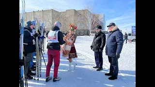 Лыжный пробег «Марш-бросок».с. Лузино 14.03.2022г.