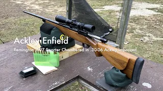 Ackley Enfield | Remington 1917 Sporter Chambered in .30-06 Ackley Improved