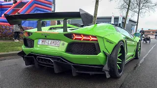 CAPRISTO Lamborghini Aventador LIBERTY WALK - LOUD Revs, LAUNCH Control - PURE SOUND !