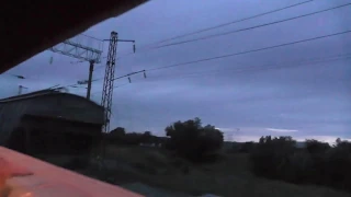Павелецкое направление из окна поезда