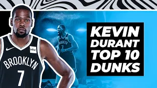 KEVIN DURANT TOP 10 DUNKS Of His Career