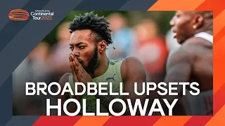 Broadbell 🇯🇲 beats world champion Holloway in men's 110m hurdles | Continental Tour Gold 2022