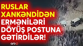 TƏCİLİ! Görüntülər yayıldı: Ruslar erməni silahlılarını döyüş postlarına gətirdilər! - CANLI