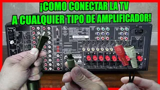 Como conectar la TV a cualquier tipo de amplificador (análogo, digital, HDMI) #tutorial