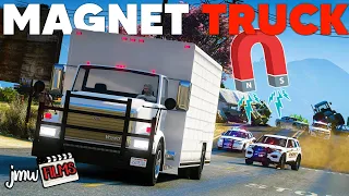 MAGNET TRUCK vs. POLICE!  | PGN # 257 | GTA 5 Roleplay