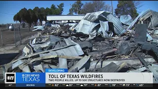 Texas wildfires taking devastating toll