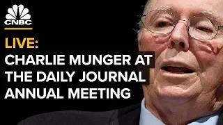 LIVE: Charlie Munger Speaks at Daily Journal Annual Meeting -- Feb. 14, 2019