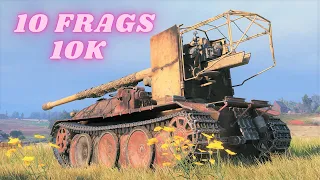 Grille 15 - 10 Frags 10K Damage   World of Tanks,WoT tank battle