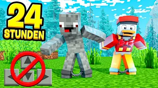 24 STUNDEN LANG LAUFEN VERBOTEN in Minecraft !