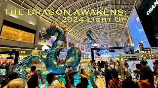 🇸🇬CNY at Marina Bay Sands Singapore - THE DRAGON AWAKENS: 2024 LIGHT UP - Singapore Chinese New Year