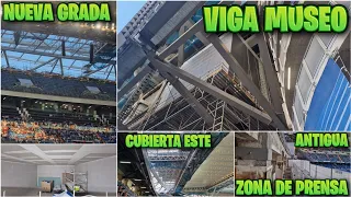 NAVEGAMOS POR LOS INTERIORES de las OBRAS un DIA de PARTIDO 🔥 Obras Santiago Bernabéu 🚧