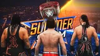 WWE 2K18 My Career Mode | Ep 68 | SUMMERSLAM! UNIVERSAL CHAMPIONSHIP TLC MATCH! INSANE FINISH!
