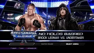 WWE 2K14 - Defeat The Streak - "Brock Lesnar" [NO WEAPON NO EXISTING, WHO WILL COME OUT ALIVE?]