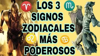 Los SIGNOS más poderosos del Zodiaco según los mejores astrólogos TOP 3