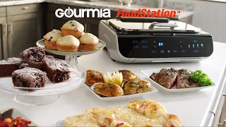 Introducing the Gourmia FoodStation™ 5-In-1 Smokeless indoor Grill & Air Fryer - GGA2100