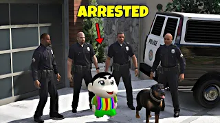 POLICE ARRESTED SHINCHAN AND CHOP😯 ( GTA 5 MODS )