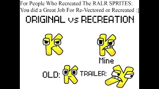 RALR Lowercase Pack: Original vs Recreation