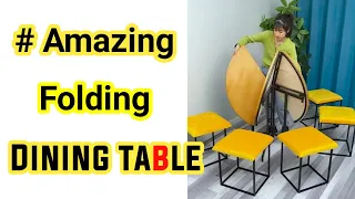 FOLDING DINING TABLE WITH CHAIRS | #shorts