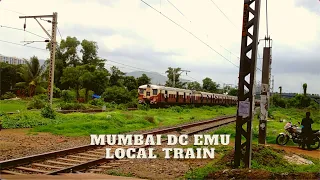 Mumbai DC EMU Local Train- Ghansoli Railway Station,Navi Mumbai, Maharashtra, India- Indian Railways