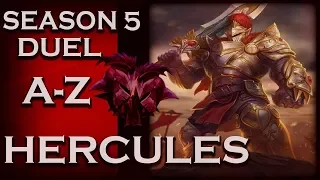 Smite: Season 5 Duel A-Z! | Hercules | The Big Heals! | #43