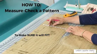 How To Measure Check A Sewing Pattern