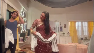 Nahar ruhi romanace❤️❤️❤️mann Sundar behind the scenes serial video 📷📸