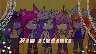 New students meme || gacha club || mlp ||