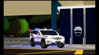 Malam Pagi | Polis Bantuan | Roblox Bandar