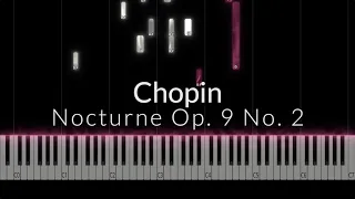 Chopin Nocturne Opus 9, No 2  Piano Cover Tutorial