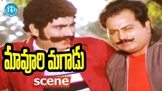 Maavoori Magaadu Movie Scenes - Sridevi Saves Gollapudi Maruthi Rao From Goons || Krishna