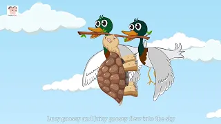 The Tortoise and The Geese (Bedtime Stories) #kidsstories #moralstories #kidsvideo