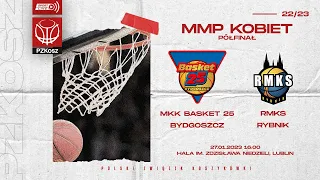 MKK Basket 25 Bydgoszcz - RMKS Rybnik (1/2 MMP U19 Kobiet)