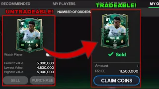 HOW TO SELL NOT TRADING “UNTRADEABLE” PLAYERS IN FC MOBILE 24?! DO THIS!