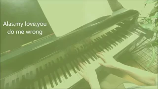 Greensleeves グリーンスリーブス ピアノ piano イギリス民謡  歌詞付き with Lyric /CosmosMusic