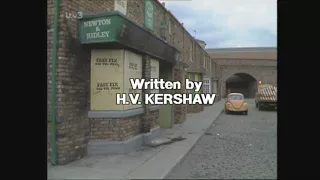 ITV - Corrie Fire (1986) extended End Credits