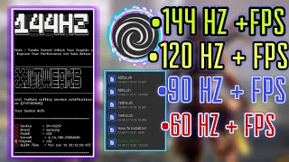 CHANGE REFRESH RATE UPTO 144 HZ 120 Hz 90Hz 60Hz | REFRESH RATE CHANGER NO ROOT #fixlag