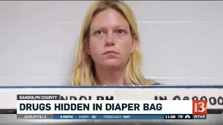 Drugs found in diaper bag