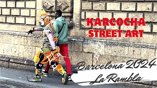 Karcocha en La Rambla de Barcelona 2024. Como en los viejos tiempos