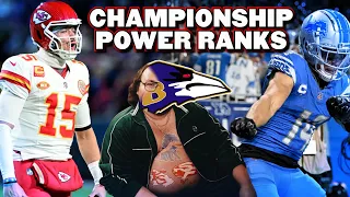 Very Honest NFL Power Rankings: Championship Round