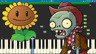 There's A Zombie On Your Lawn - Piano Tutorial - Plants vs Zombies