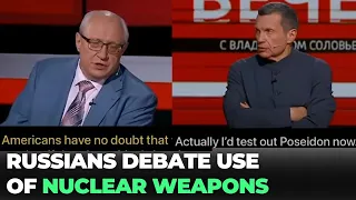 WATCH: 'Let's Test Poseidon On England': Russian TV Casually Debates Use Of Nuclear Weapons