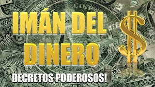 Decretos PODEROSOS para SER UN IMÁN DEL DINERO dirigidos al subconsciente | Afirmaciones 8 horas