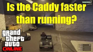 Is the Bunker Caddy Faster than Running (Inside your Bunker)? - GTA Online