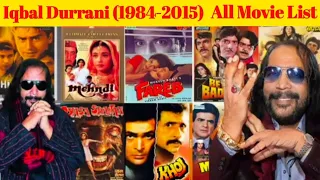 director Iqbal Durrani all movie list collection and budget flop and hit #IqbalDurrani #bollywood